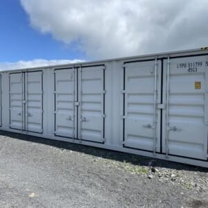Contenedor marítimo con puerta lateral 40 pies – Configuración de 2 o 4 puertas