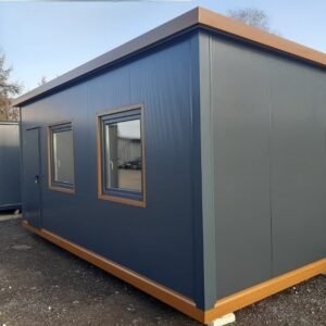 Contenedor oficina 17 m² – Pabellón funcional y móvil